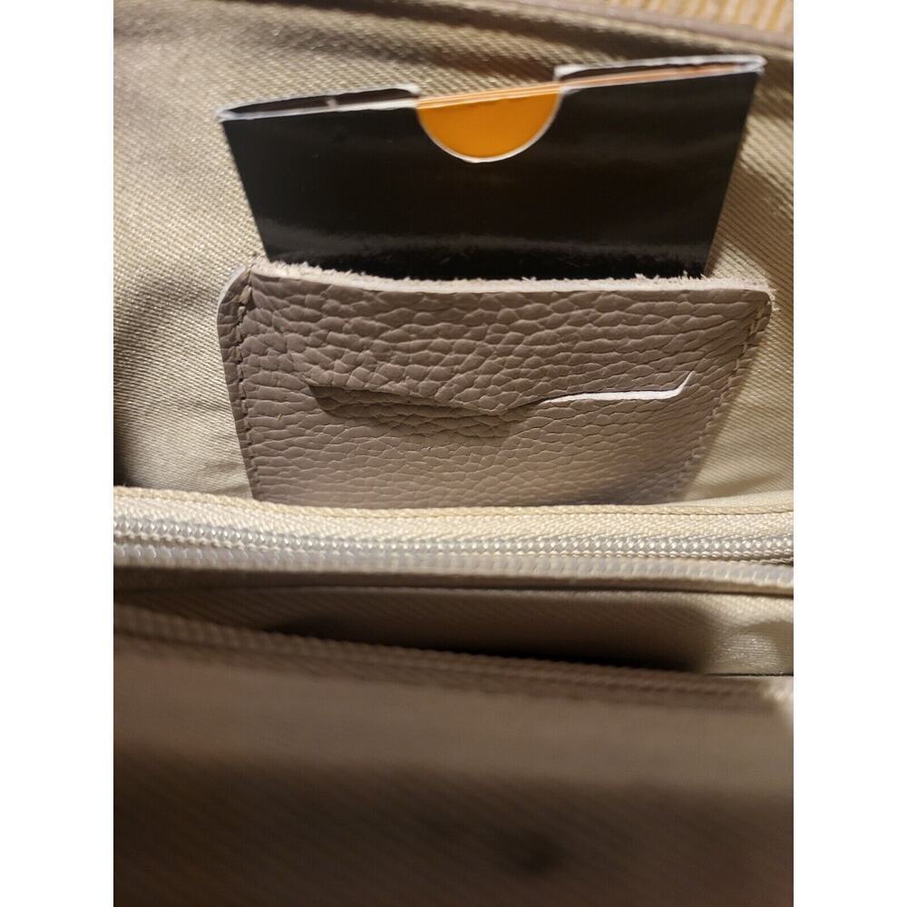 Valentino Alice Taupe leather bag, classic $1095 - Picture 6 of 12